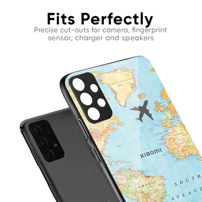 Fly Around The World Glass Case for Redmi Note 12 5G