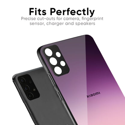 Purple Gradient Glass case for Redmi Note 12 5G