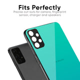 Cuba Blue Glass Case For Redmi 9 prime