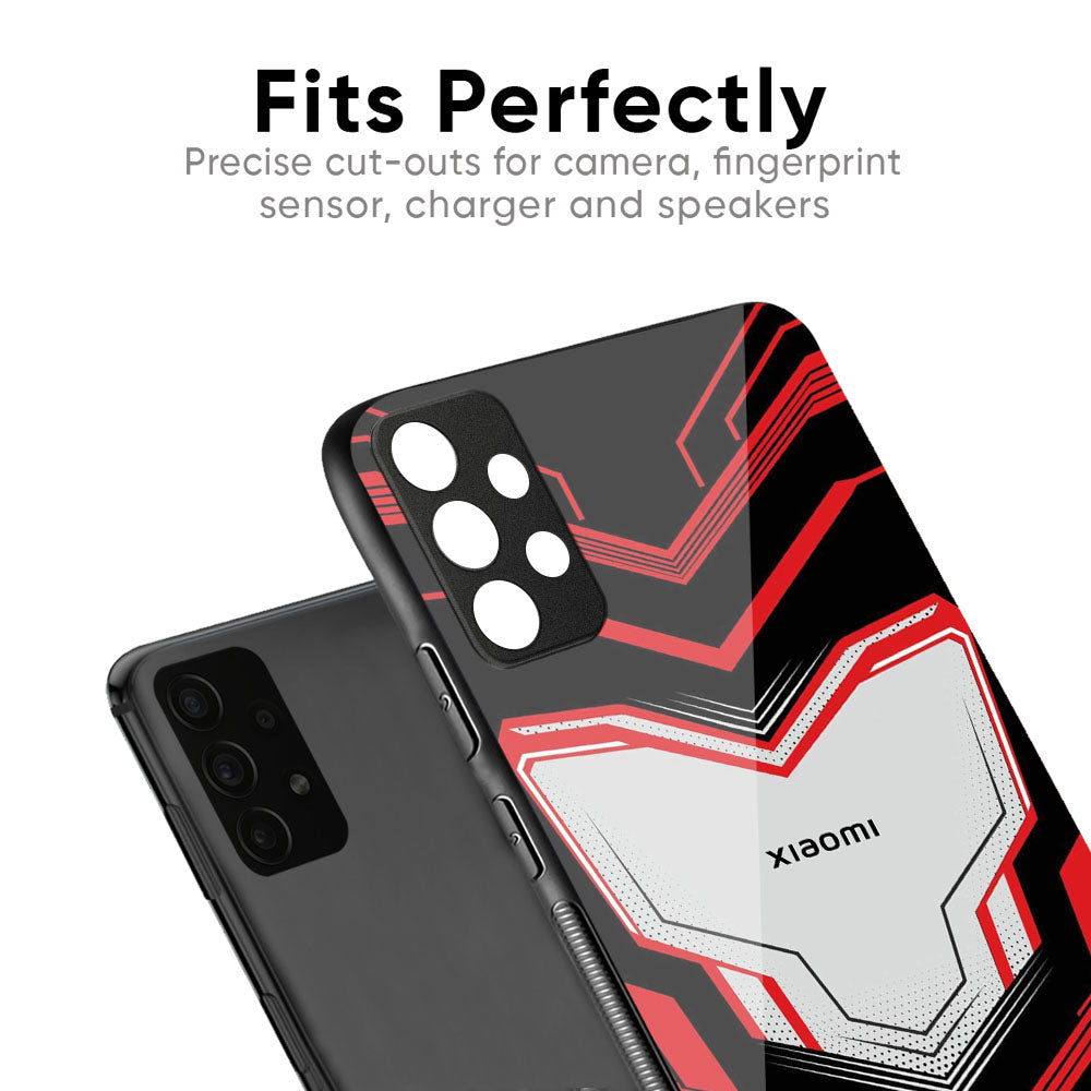 Quantum Suit Glass Case For Redmi Note 12 5G
