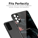 Tropical Art Flower Glass Case for Redmi A1 Plus