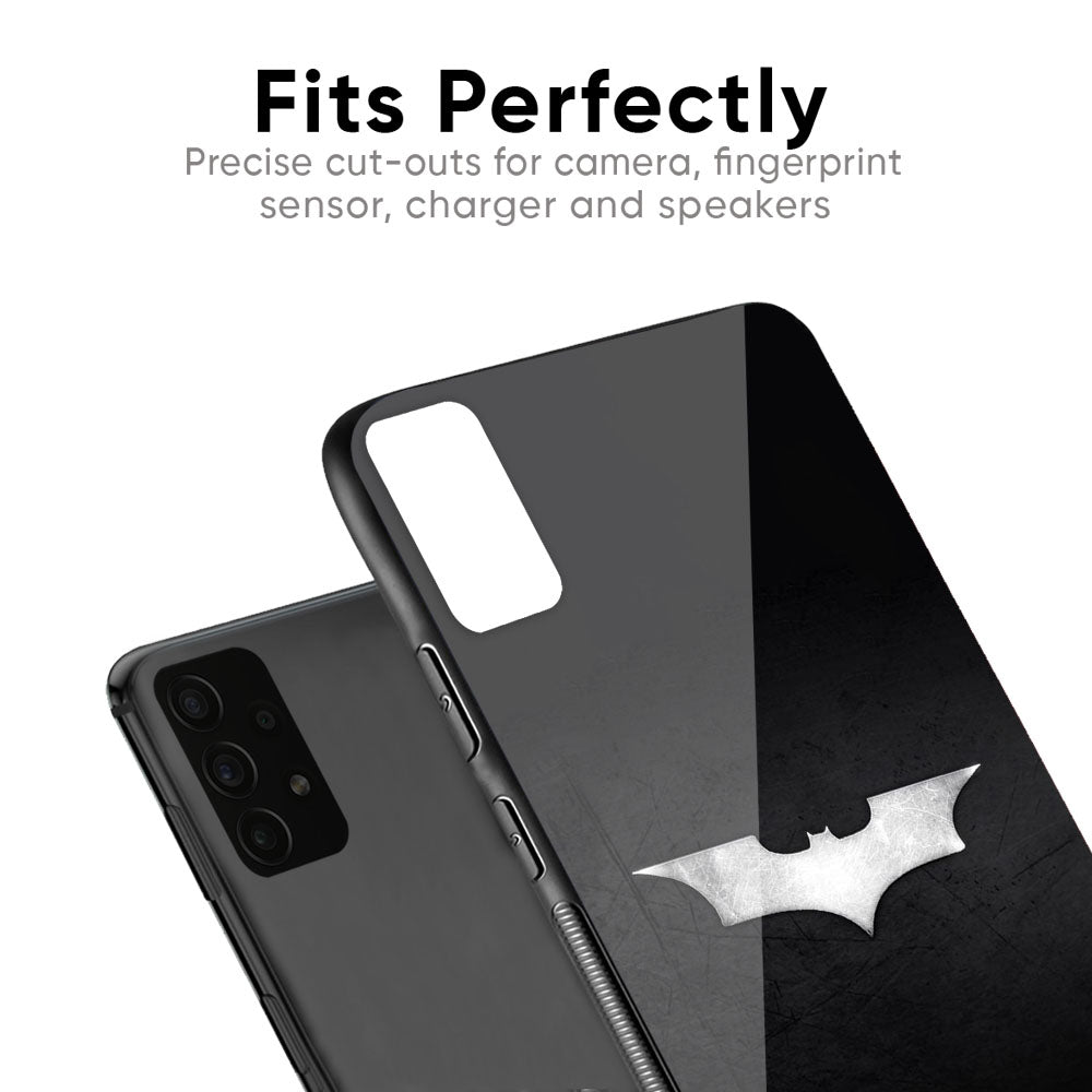 Super Hero Logo Glass Case for Samsung Galaxy F41