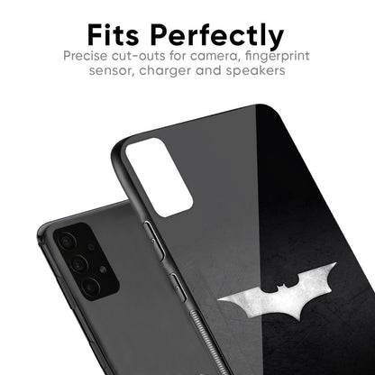 Super Hero Logo Glass Case for Samsung Galaxy F41