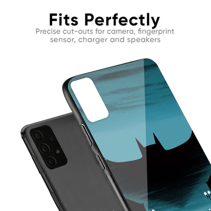 Cyan Bat Glass Case for Oppo Reno 3