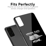 Weekend Plans Glass Case for Samsung Galaxy A50s