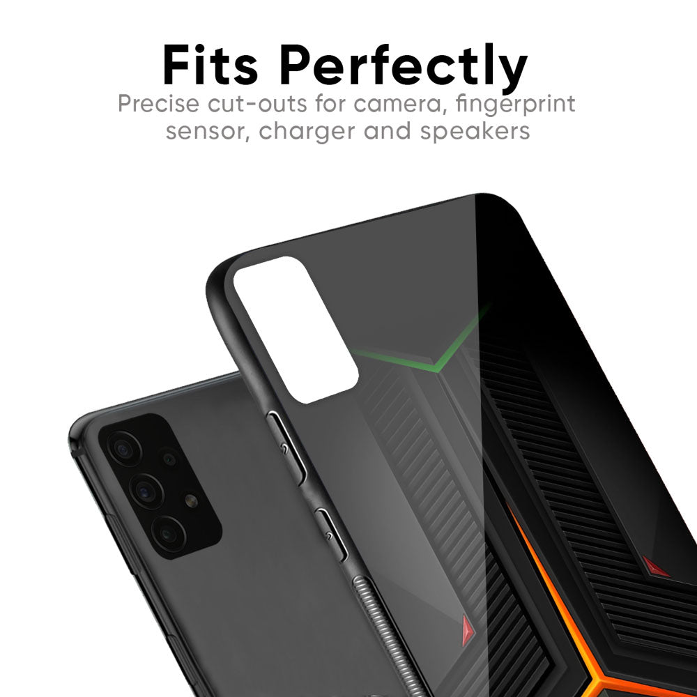 Modern Ultra Chevron Glass Case for Samsung Galaxy A70s