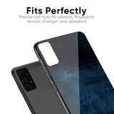 Dark Blue Grunge Glass Case for Redmi Note 9 Pro Max