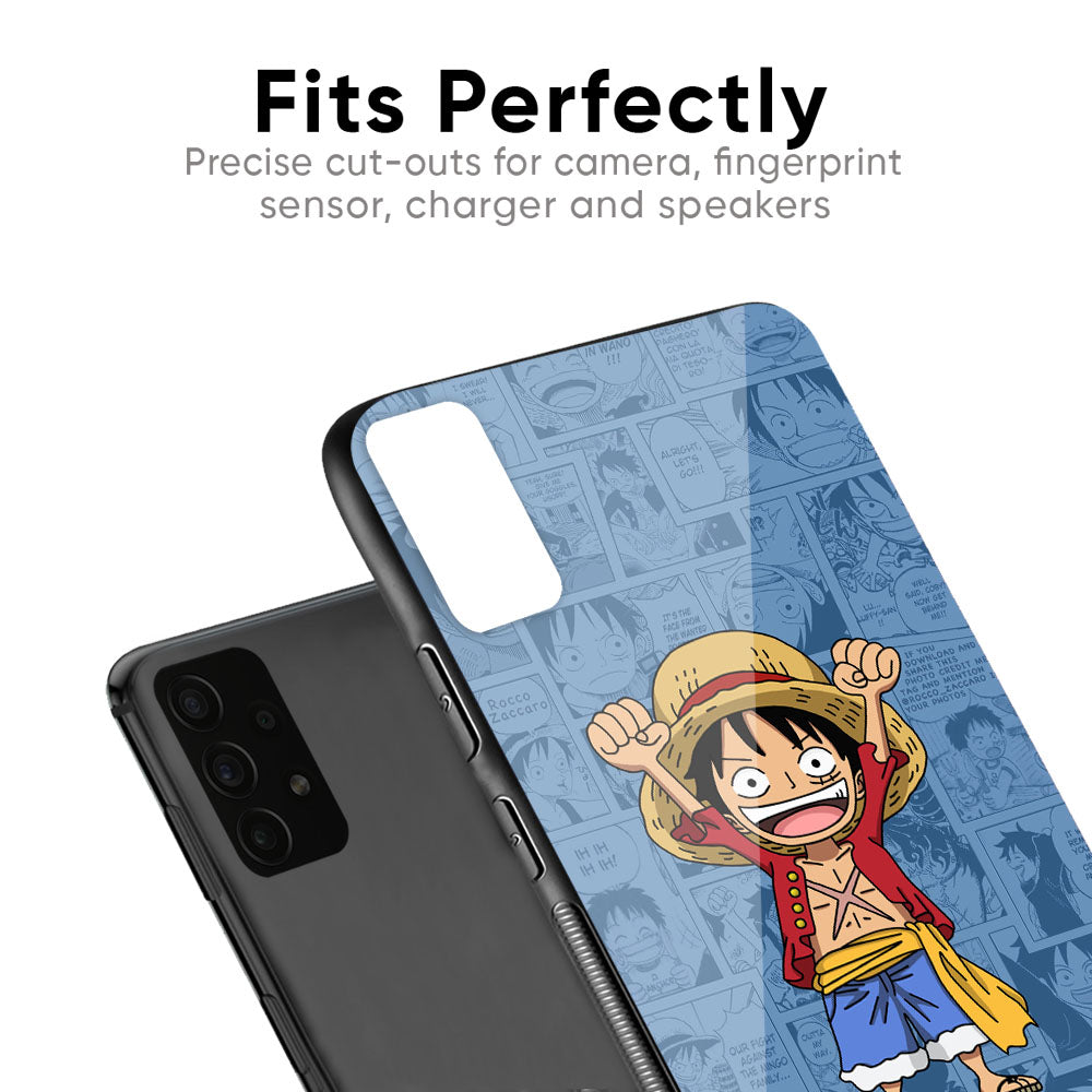 Chubby Anime Glass Case for Realme C3