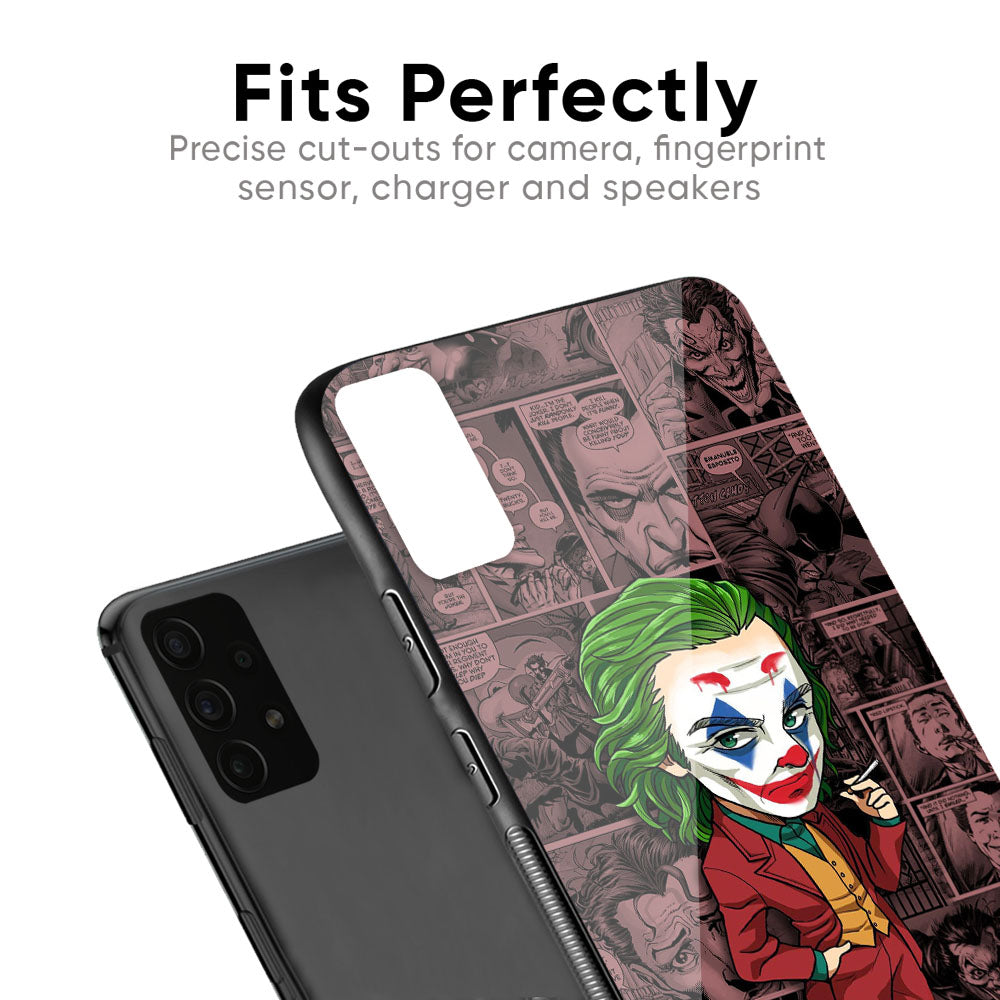 Joker Cartoon Glass Case for OnePlus 7