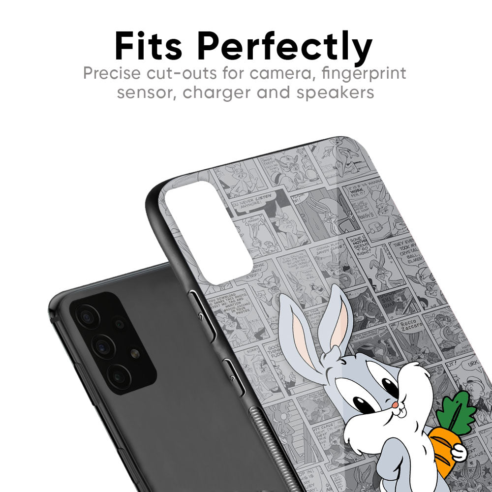 Cute Baby Bunny Glass Case for Huawei P30 Pro