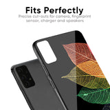 Colorful Leaves Glass Case for Samsung Galaxy A50