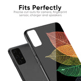 Colorful Leaves Glass Case for Realme C2
