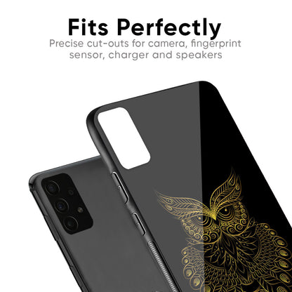 Golden Owl Glass Case for Samsung Galaxy M30s