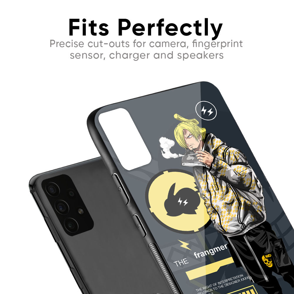 Cool Sanji Glass Case for Realme 8 5G