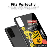 Danger Signs Glass Case for OnePlus 11 5G