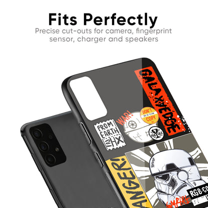 Galaxy Edge Glass Case for Redmi Note 9 Pro Max