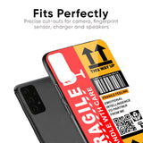 Handle With Care Glass Case for Samsung Galaxy A70