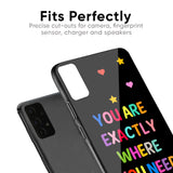 Magical Words Glass Case for Xiaomi Redmi Note 7S