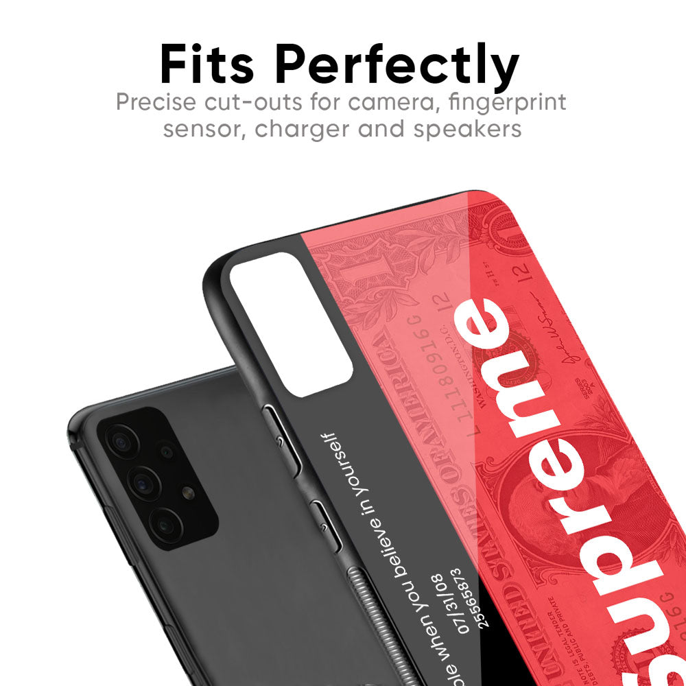 Supreme Ticket Glass Case for Realme 8 5G