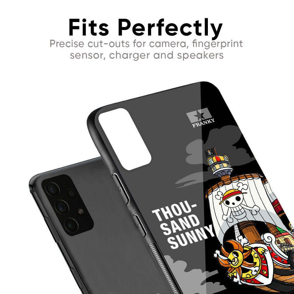 Thousand Sunny Glass Case for Samsung Galaxy F41