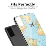 Travel Map Glass Case for Xiaomi Redmi Note 7S