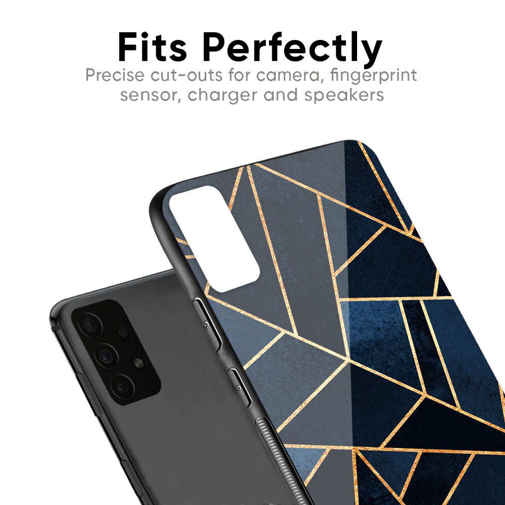 Abstract Tiles Glass case for Xiaomi Redmi Note 7