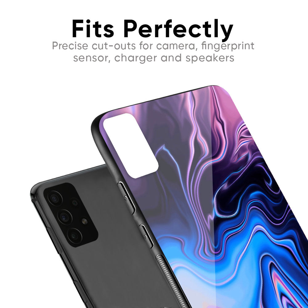 Psychic Texture Glass Case for Samsung Galaxy F41