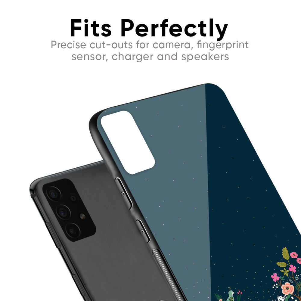 Small Garden Glass Case For Samsung Galaxy F41