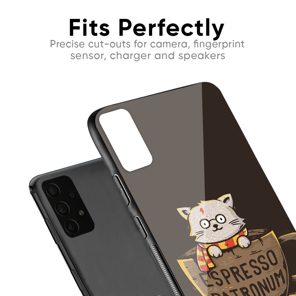 Tea With Kitty Glass Case For Samsung Galaxy F41
