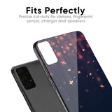 Falling Stars Glass Case For Realme 3 Pro