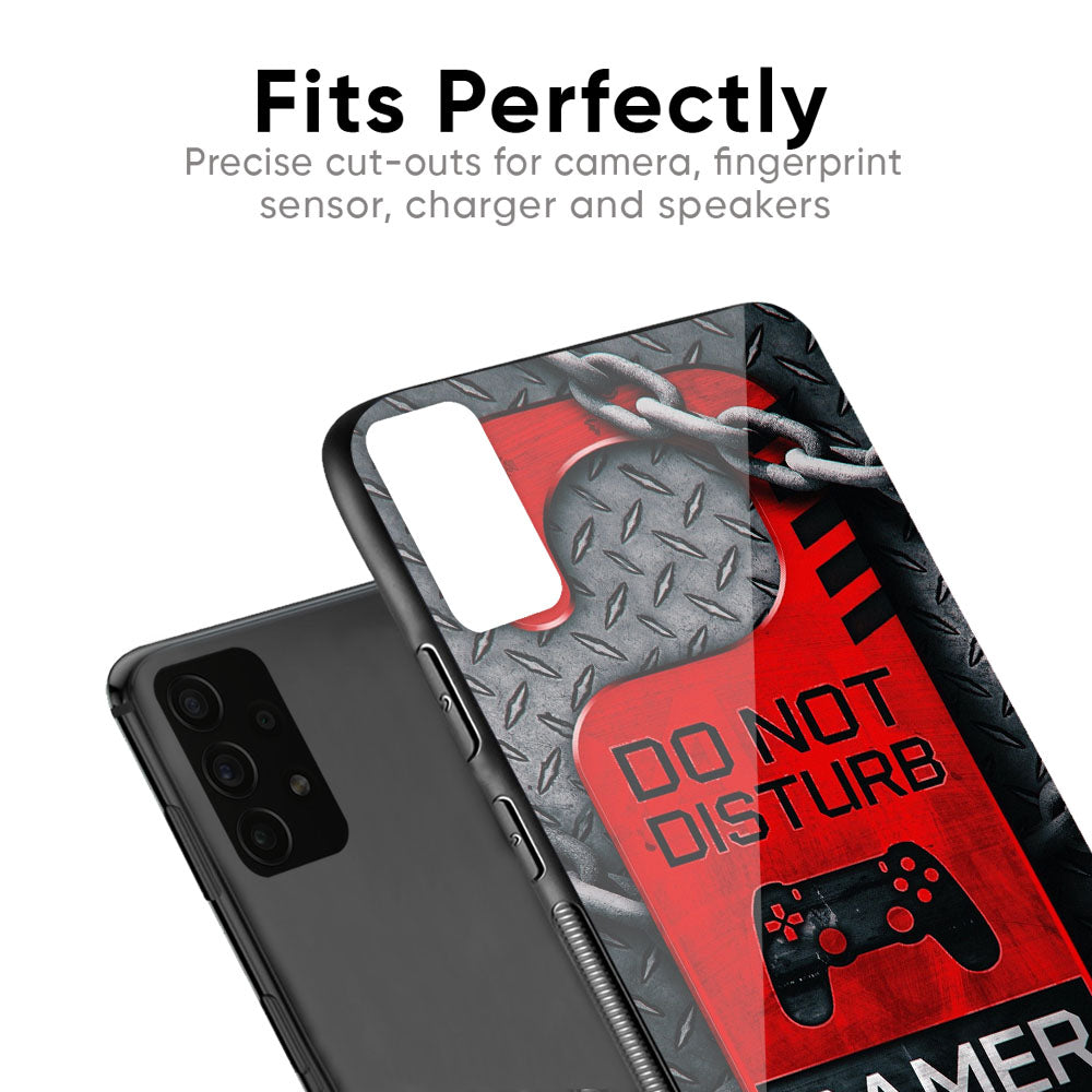 Do No Disturb Glass Case For Samsung Galaxy F41