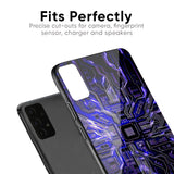 Techno Color Pattern Glass Case For Samsung Galaxy M30s