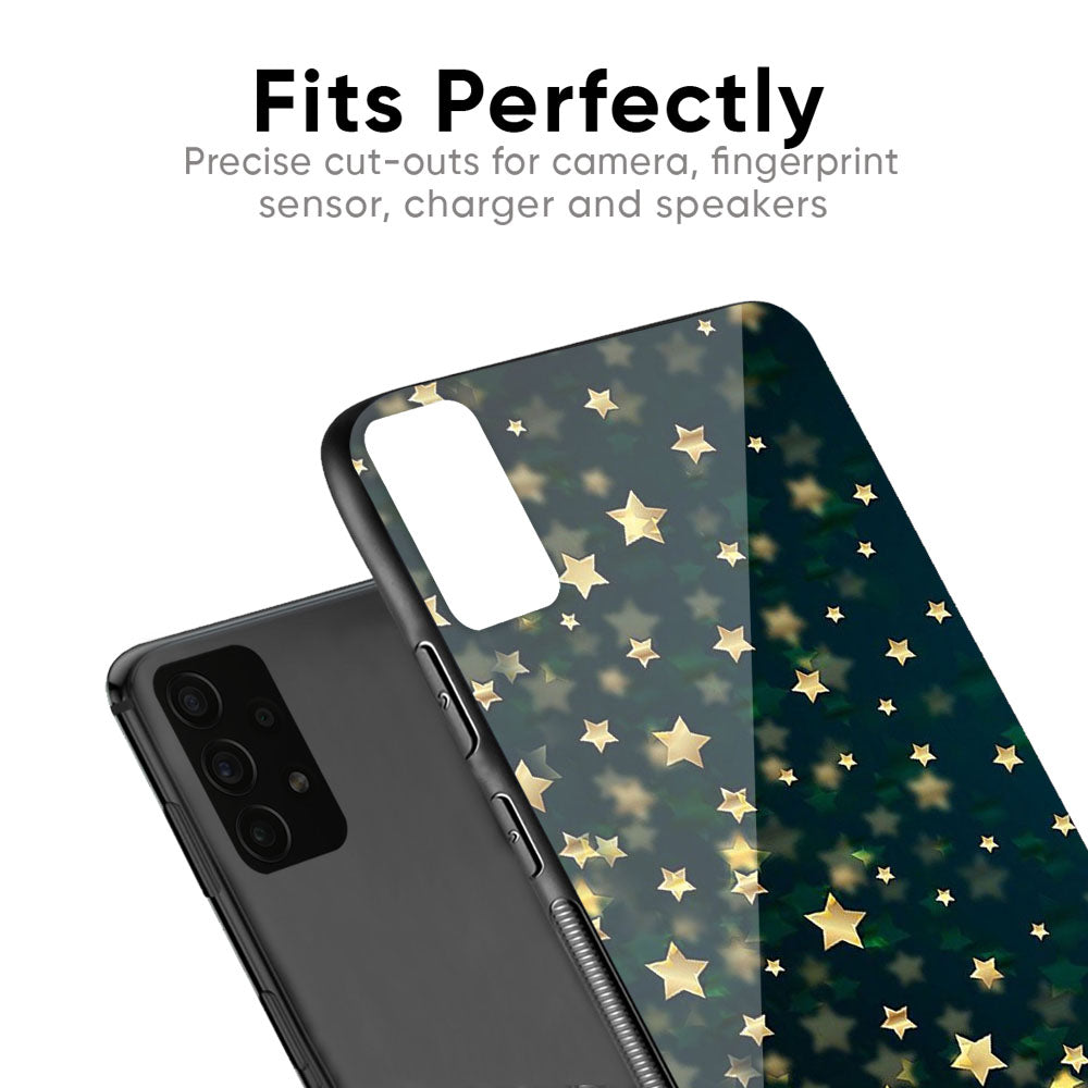Dazzling Stars Glass Case For Samsung Galaxy F41