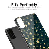 Dazzling Stars Glass Case For Xiaomi Redmi Note 8