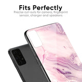 Diamond Pink Gradient Glass Case For Vivo Y51 2020
