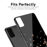 Floating Floral Print Glass Case for Xiaomi Redmi Note 7 Pro