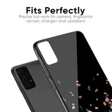 Floating Floral Print Glass Case for Vivo V17