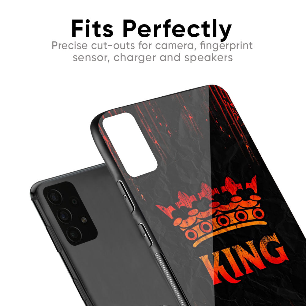 Royal King Glass Case for Samsung Galaxy F41