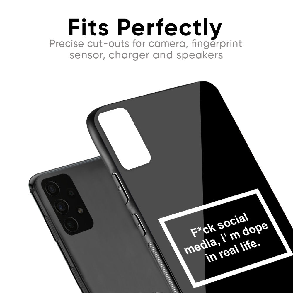 Dope In Life Glass Case for Samsung Galaxy F41
