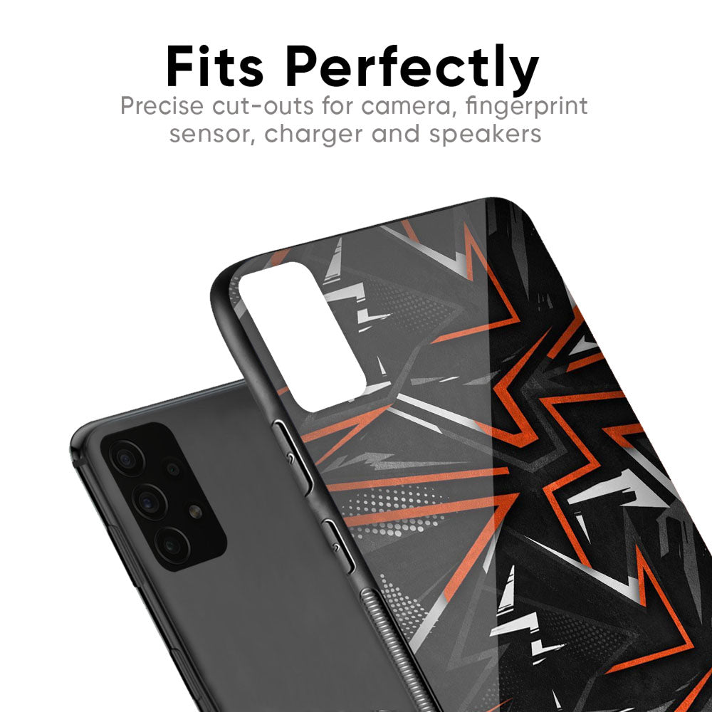 Vector Art Glass Case for Samsung Galaxy F41
