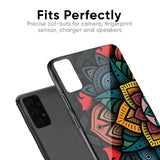 Retro Gorgeous Flower Glass Case for Samsung Galaxy Note 10 lite