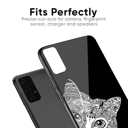 Kitten Mandala Glass Case for Huawei P30 Pro