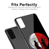 Anime Red Moon Glass Case for Samsung Galaxy A70