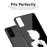Monochrome Goku Glass Case for Samsung Galaxy A50