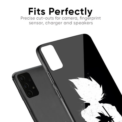 Monochrome Goku Glass Case for Huawei P30 Pro