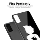 Monochrome Goku Glass Case for Vivo V15 Pro
