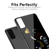 Luffy Line Art Glass Case for OnePlus 7T Pro