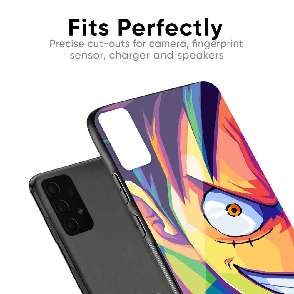 Monkey Wpap Pop Art Glass Case for Samsung Galaxy F41