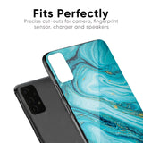 Ocean Marble Glass Case for Samsung Galaxy F14 5G