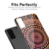 Floral Mandala Glass Case for Samsung Galaxy F41